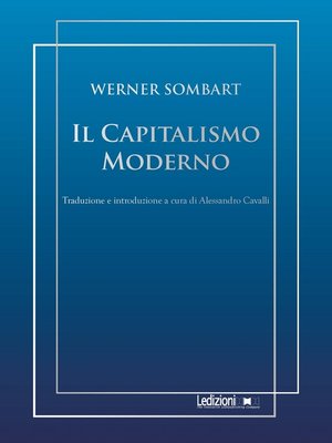 cover image of Il Capitalismo Moderno